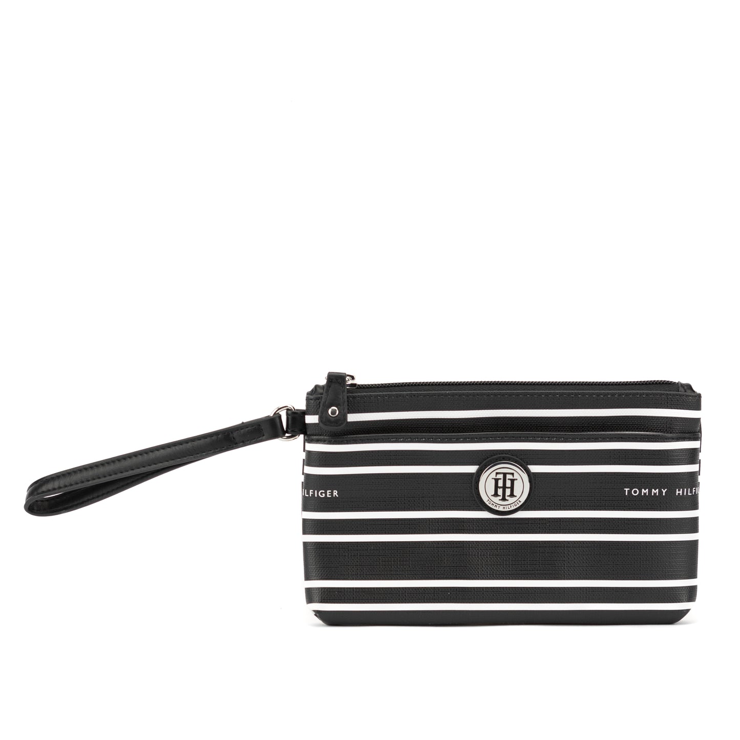 TOMMY HILFIGER 69J4930002 BLACK WHITE WALLET