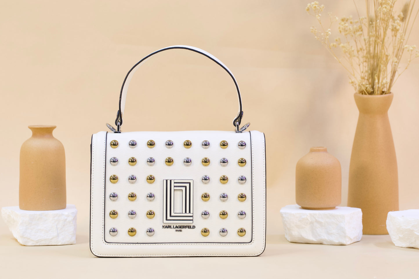 KAR LAGERFELD L5GDK6BI CROSSBODY WHITE