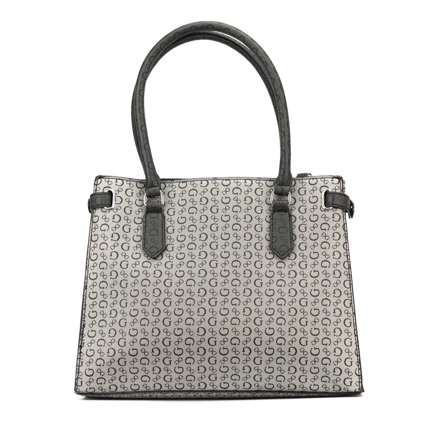 GUESS SATCHEL BAG BLACK AND WHITE