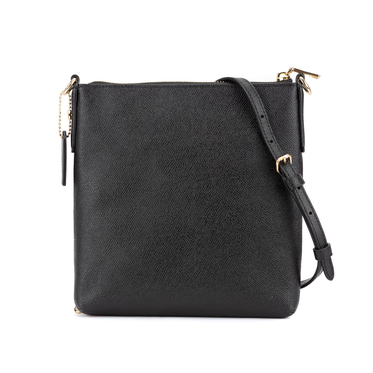 Coach - Kitt Crossgrain Leather Crossbody - Black/Gold - 41320 GDBLK