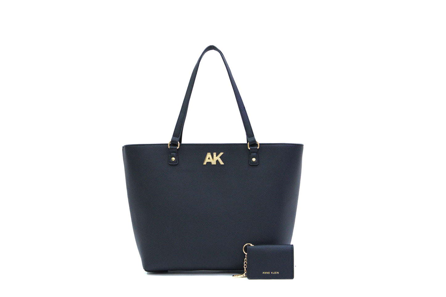 ANNE KLEIN AKH4639A TOTE WITH CARD CASE BLACK