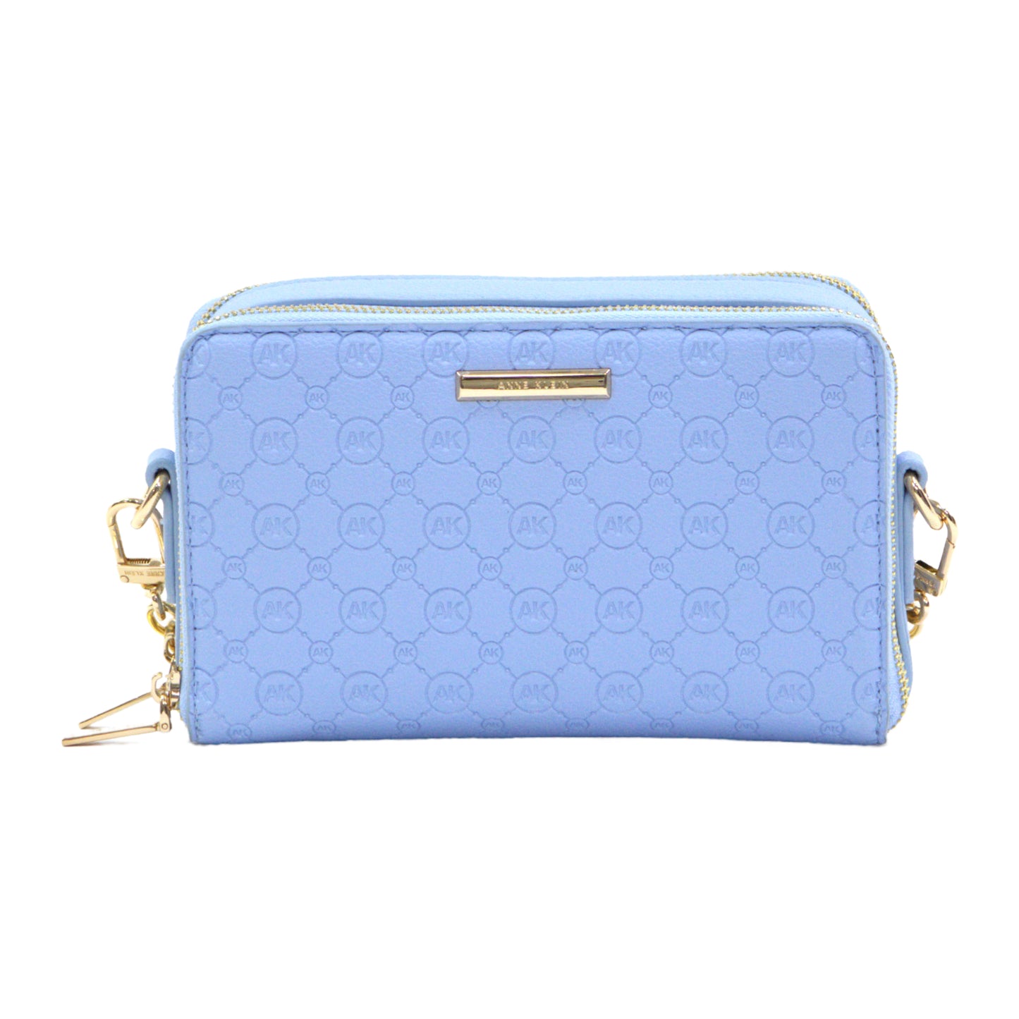 ANNE KLEIN AKH5212 EMBOSSED CROSSBODY LIGHT BLUE