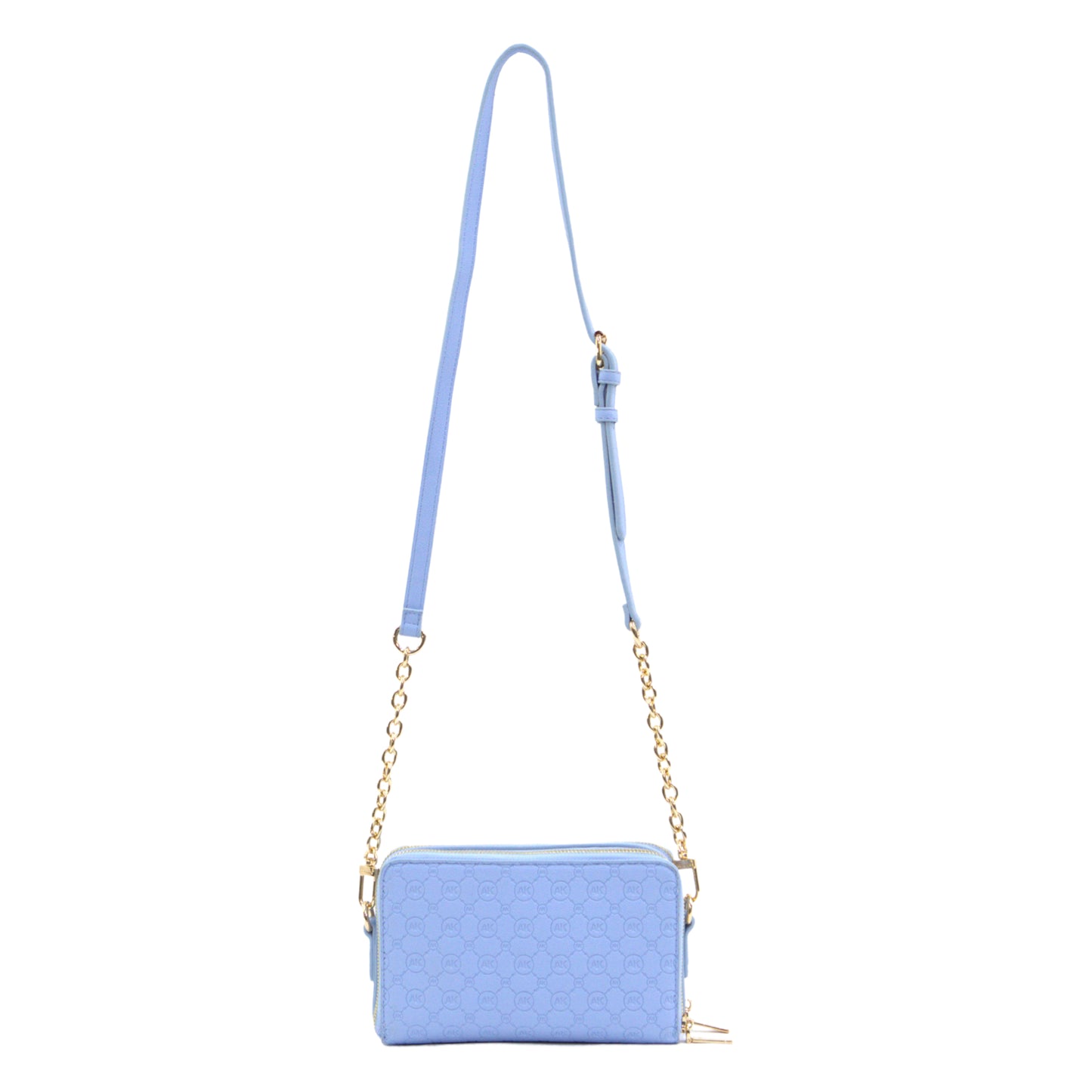ANNE KLEIN AKH5212 EMBOSSED CROSSBODY LIGHT BLUE