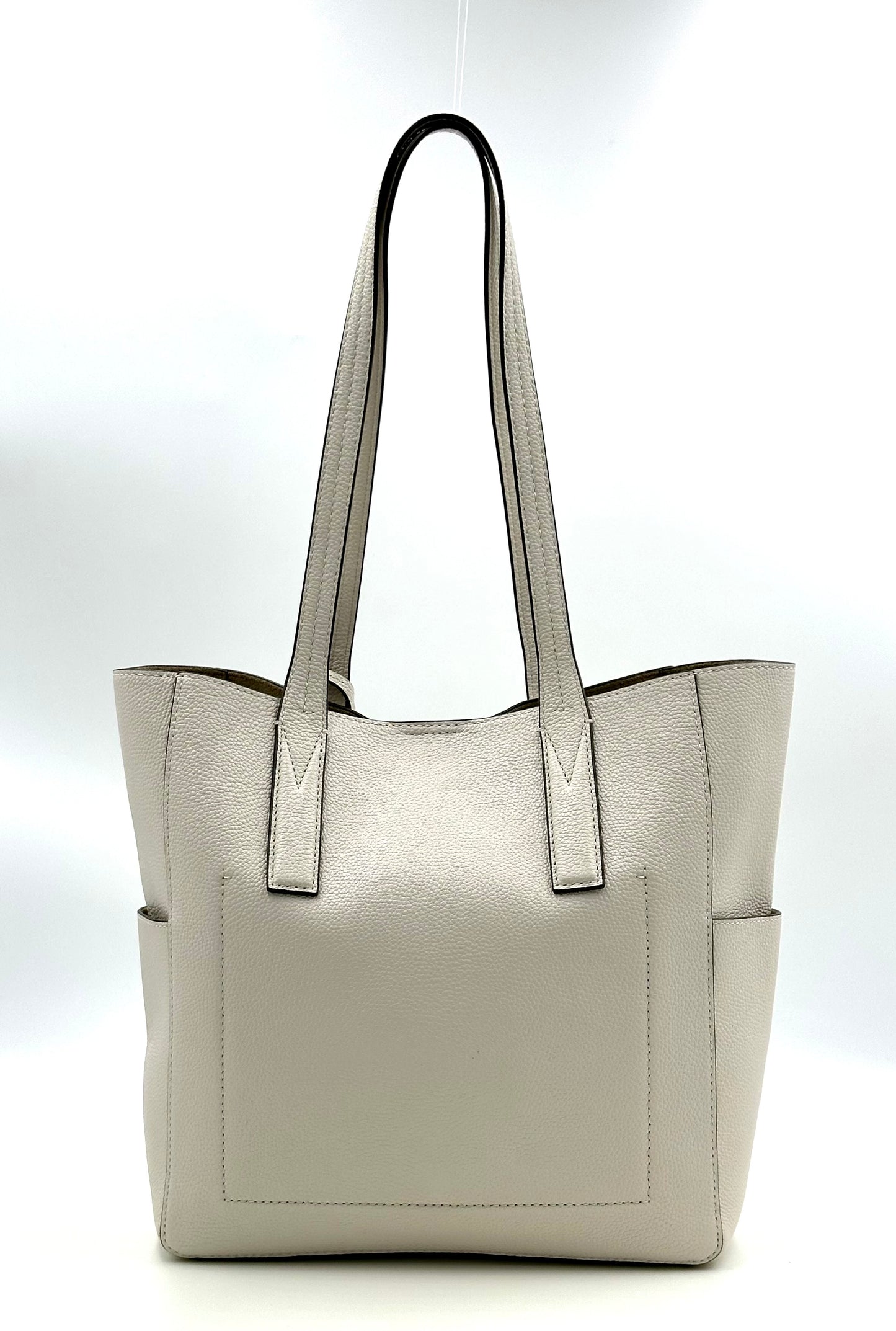 Michael Kors - Michael Kors Junie Medium Leather Tote - Vanilla - NA