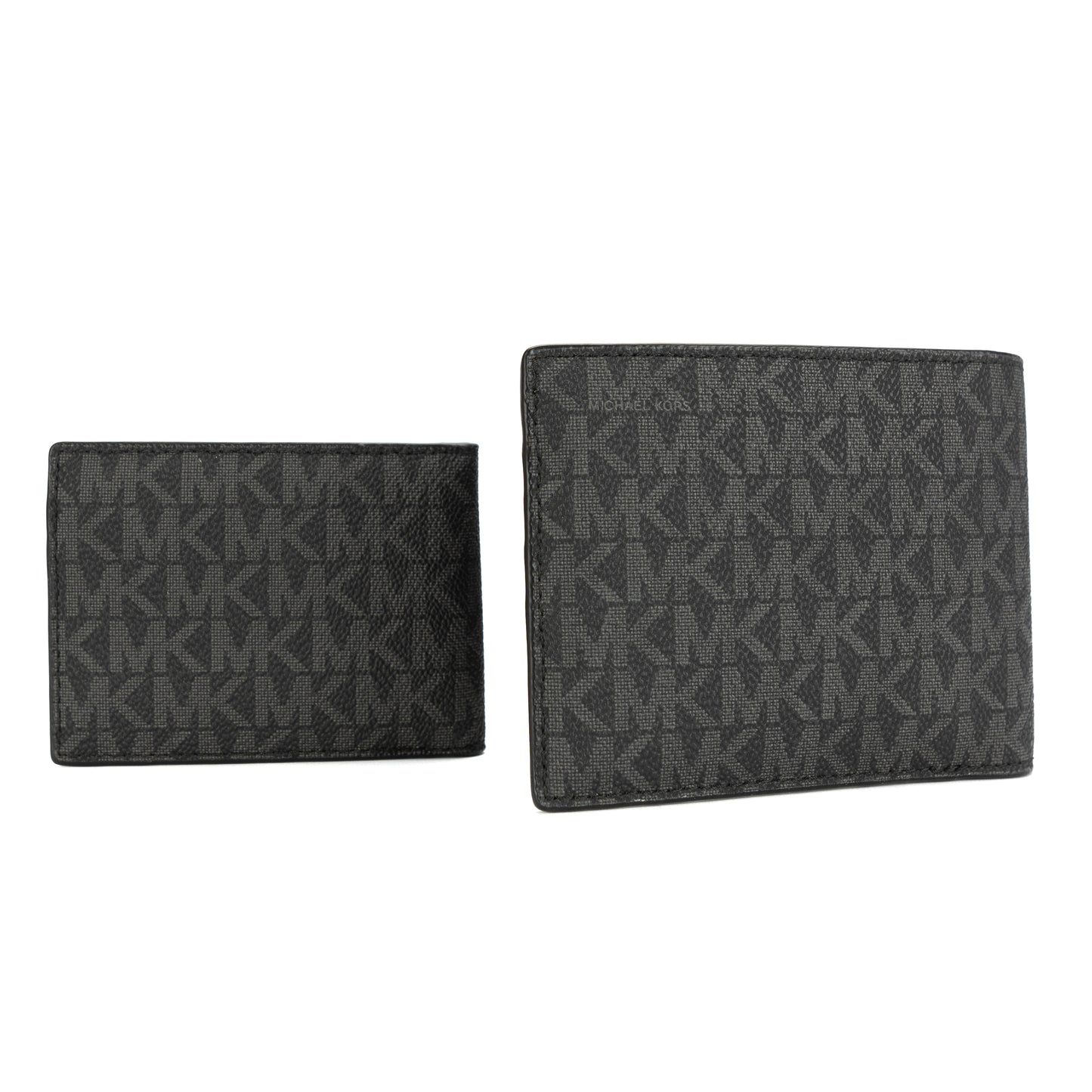 Michael Kors Men's Cooper Coated Billfold Canvas Wallet - Black