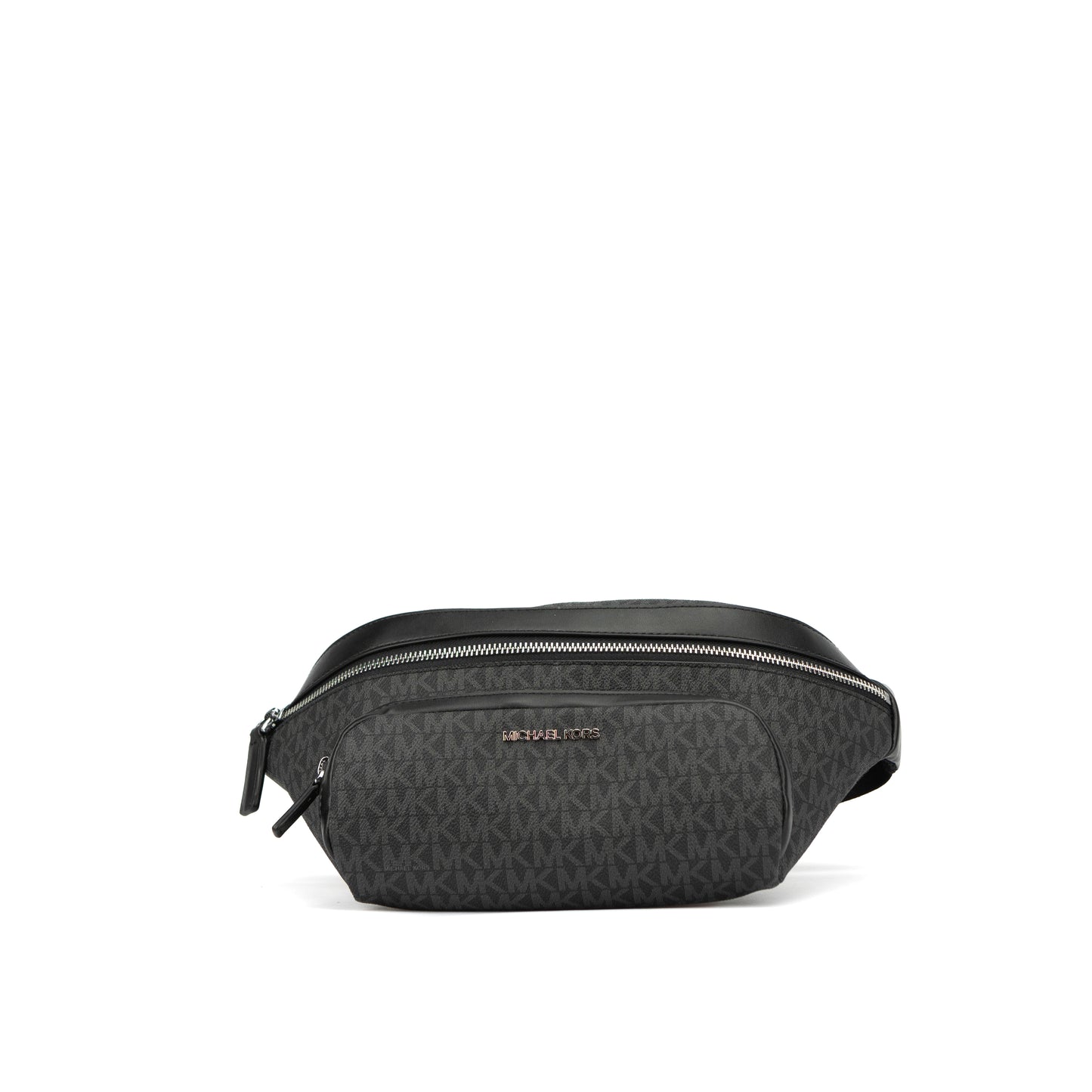 Michael Kors Cooper Medium Signature PVC Commuter Slingpack Crossbody Bag (Bright Men's White/Black/Palm)