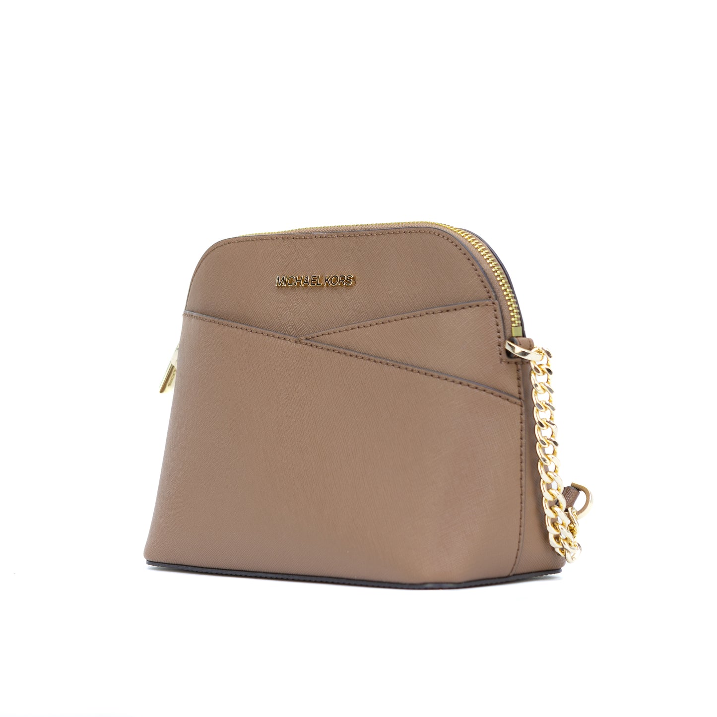 Michael Kors Jet Set Travel Medium Dome Crossbody Bag - Luggage
