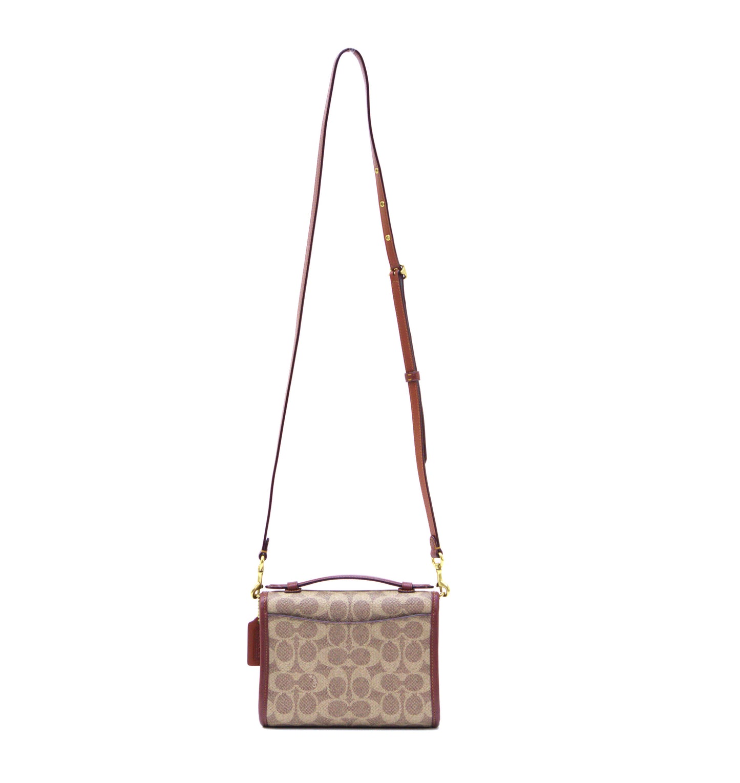 Coach Kip Women's Turnlock Crossbody In Signature Canvas - Brown