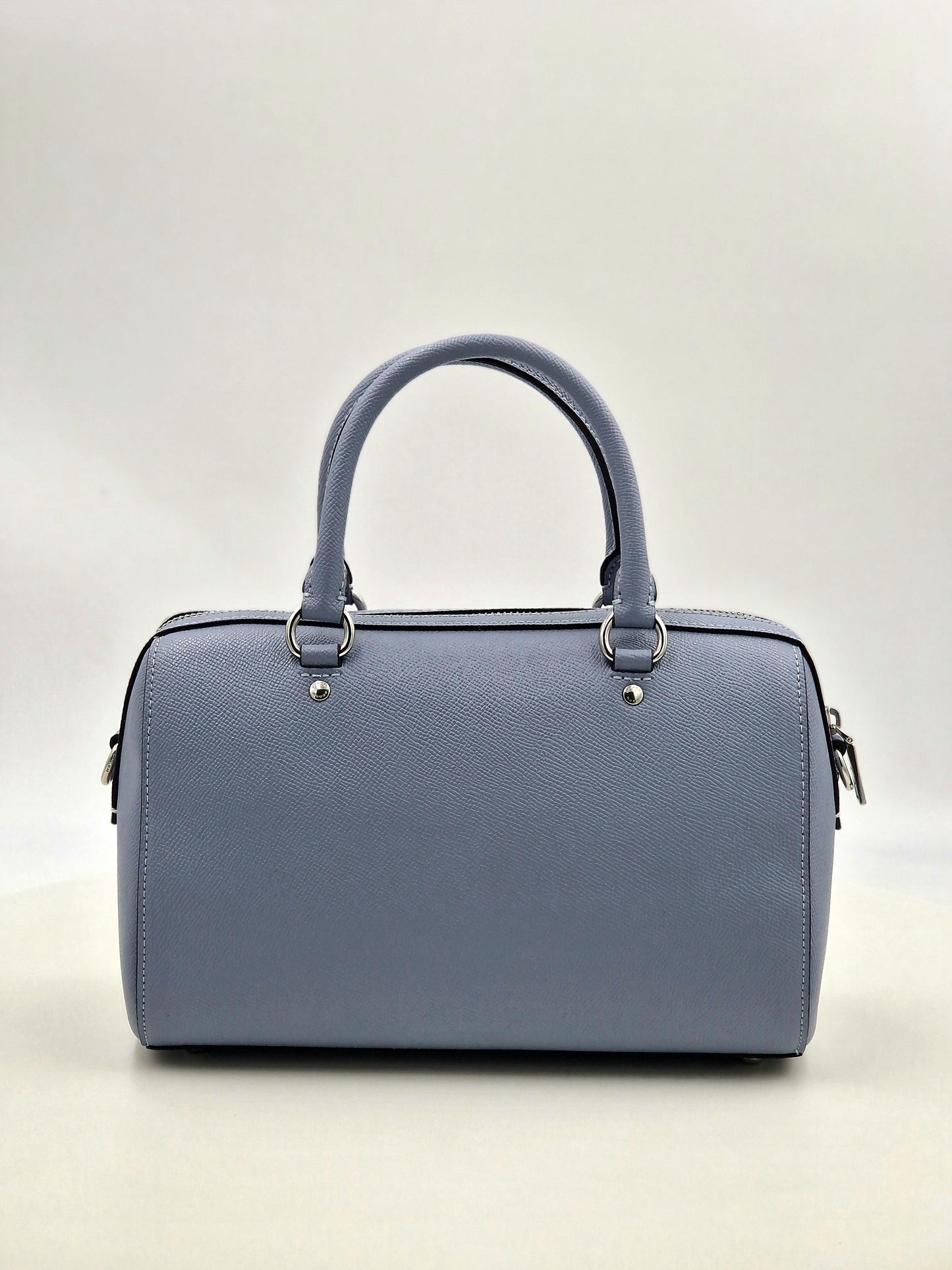 Coach - Crossgrain Leather Rowan Satchel Shoulder/Crossbody - Twilight - 79946 SV/TW