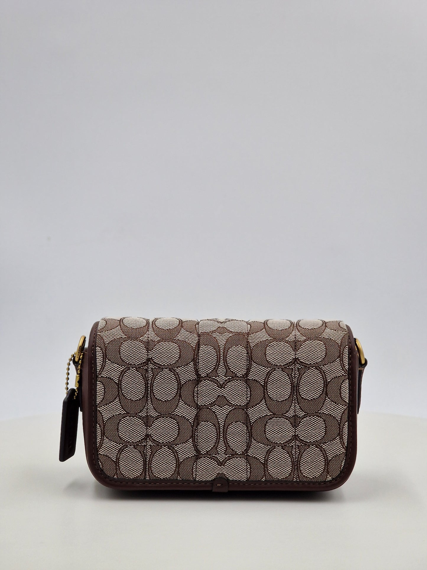 Coach Dinky 18 In Signature Jacquard With Quilting