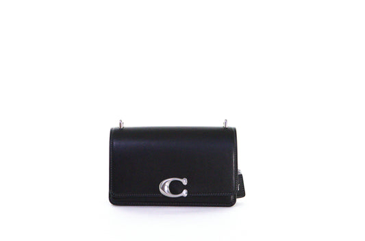 COACH CD724 LX REFINED CALF BANDIT CROSSBODY BLACK