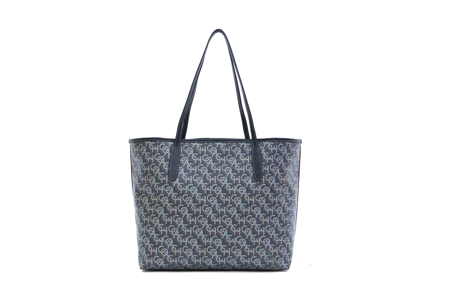 Coach City Tote With Coach Monogram Print in Black