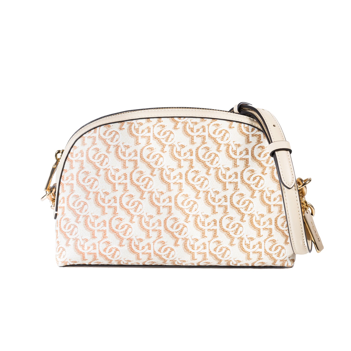 Coach Madi Crossbody With Coach Monogram Print - Gold/Chalk