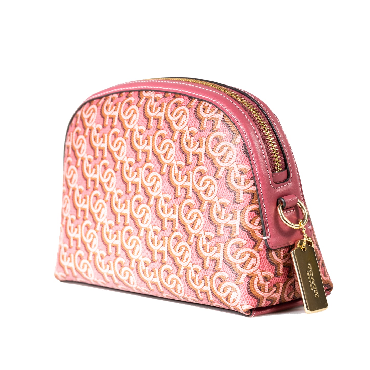 Coach Madi Crossbody With Coach Monogram Print - Gold/Rogue
