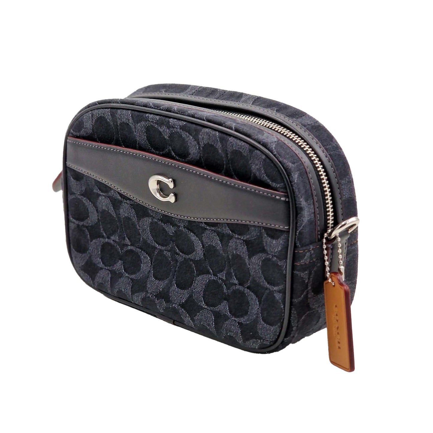 Coach - Washed Denim Signature Small Camera Crossbody - CE744