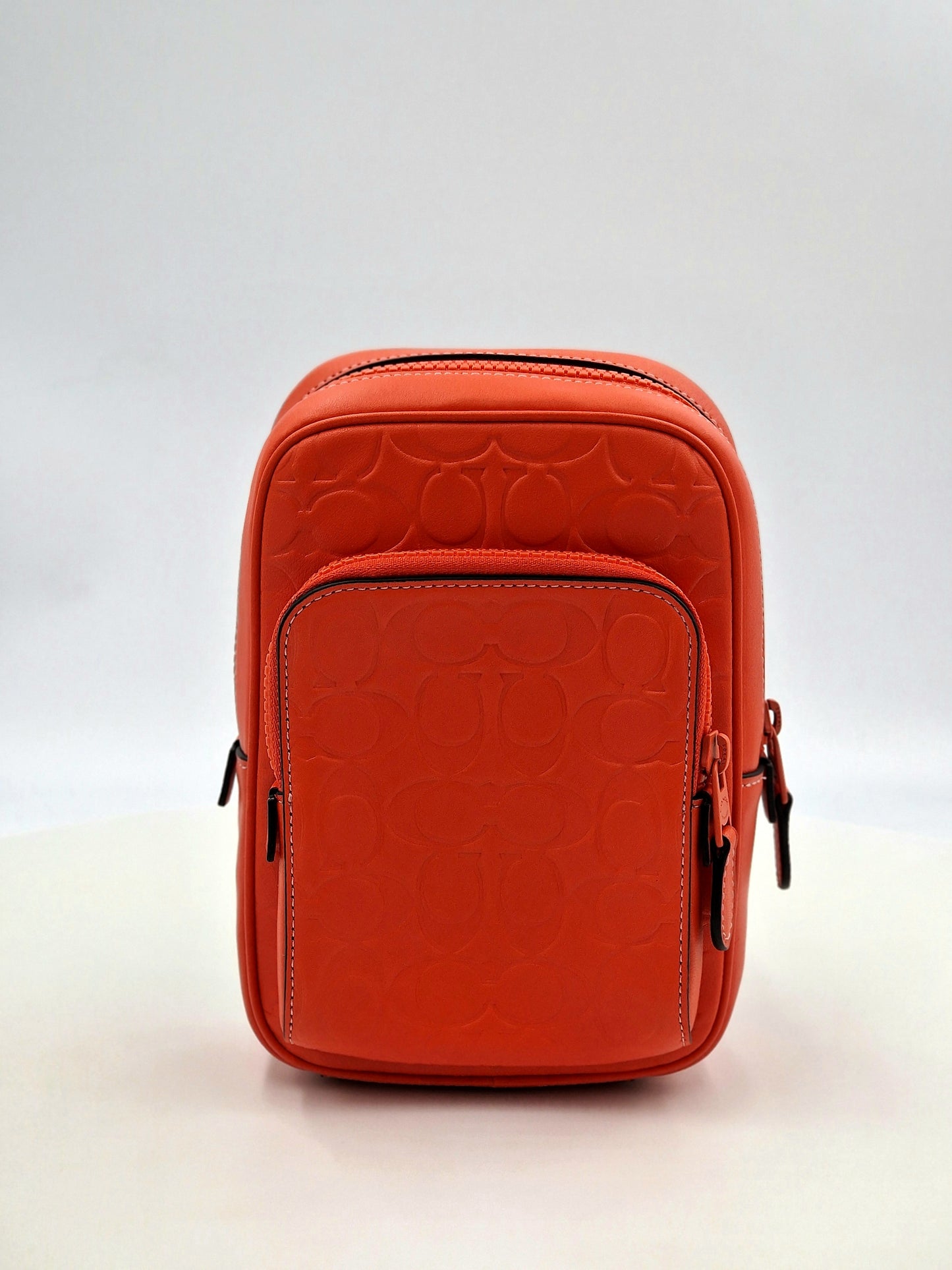 Coach - Track Pack 14 in Signature Leather - Red Orange - CH072