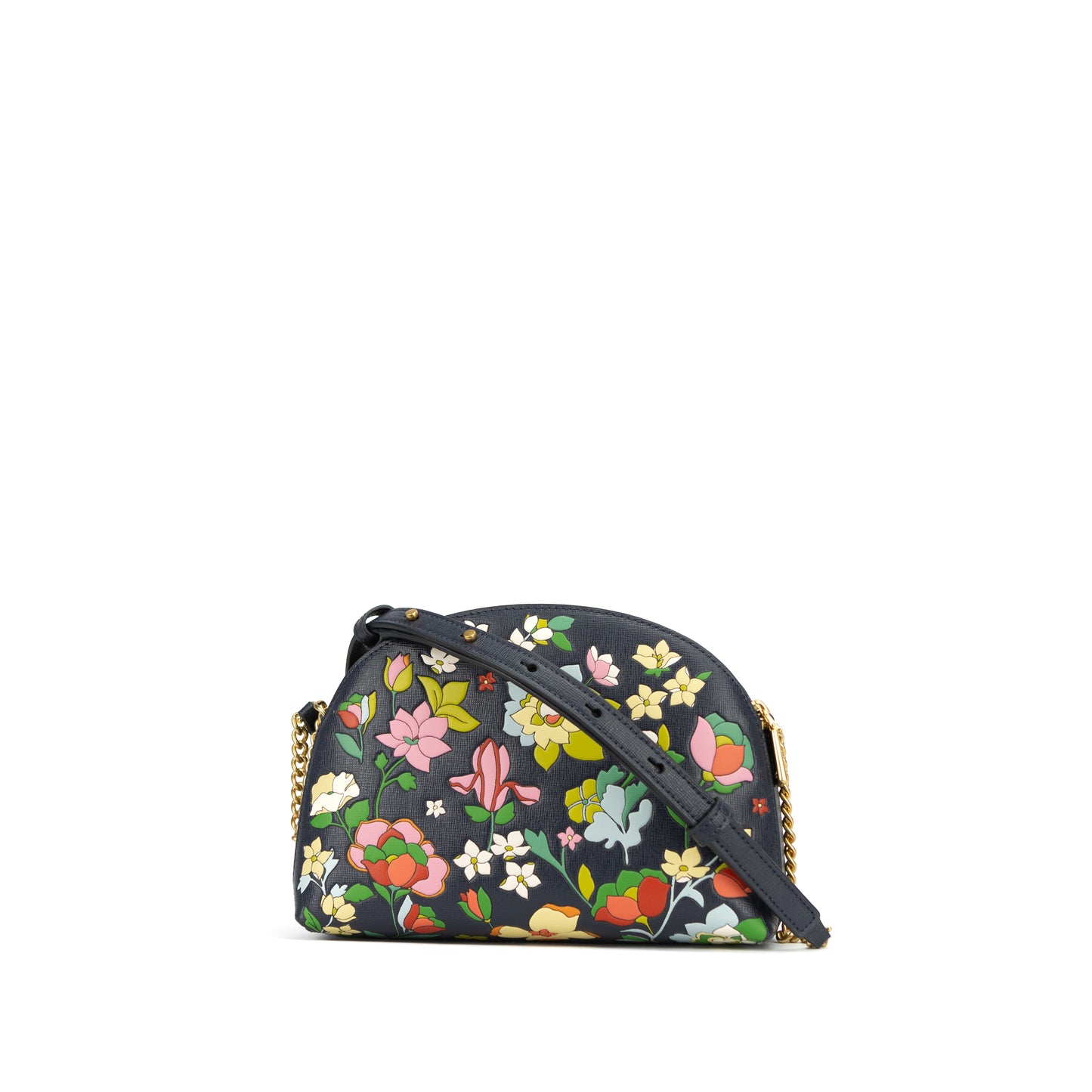 Kate Spade New York - Morgan Flower Bed Embossed Saffiano Leather Double Zip Dome Crossbody - Cherrywood - KB246