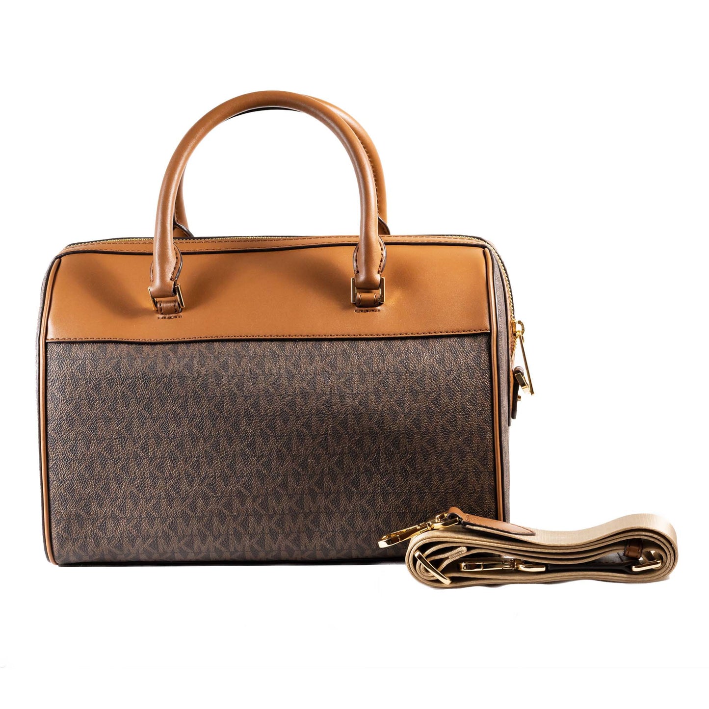 MICHAEL KORS 35S2GTFU2B BROWN DUFFLE BAG