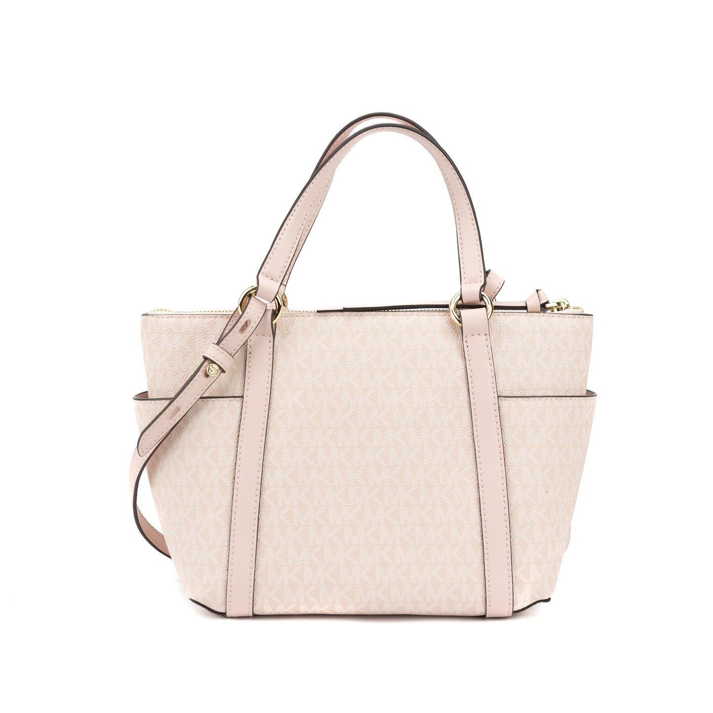 Michael Kors Sullivan Small Logo Top Zip Tote Bag - Smokey Rose- NA