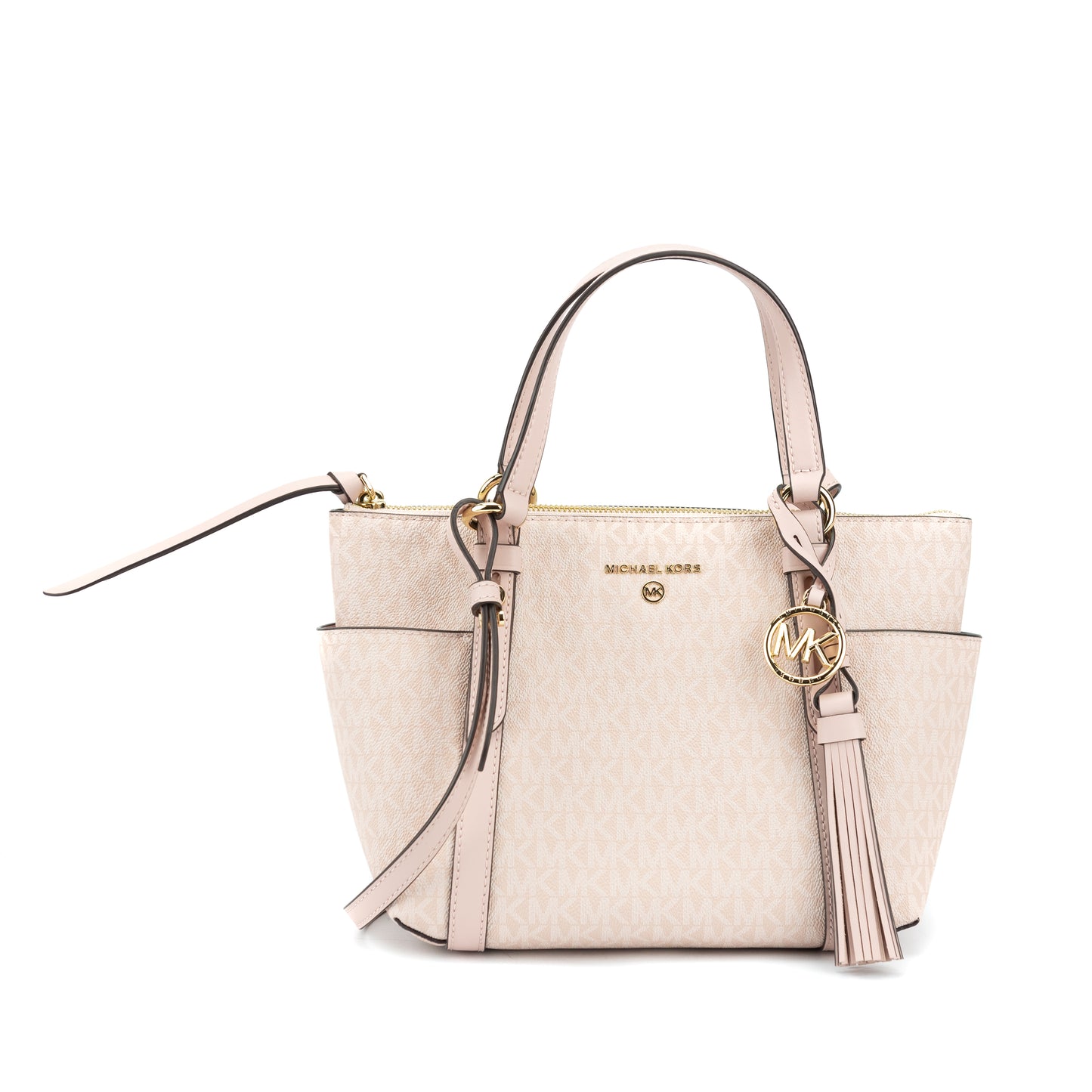 Michael Kors Sullivan Small Logo Top Zip Tote Bag - Smokey Rose- NA