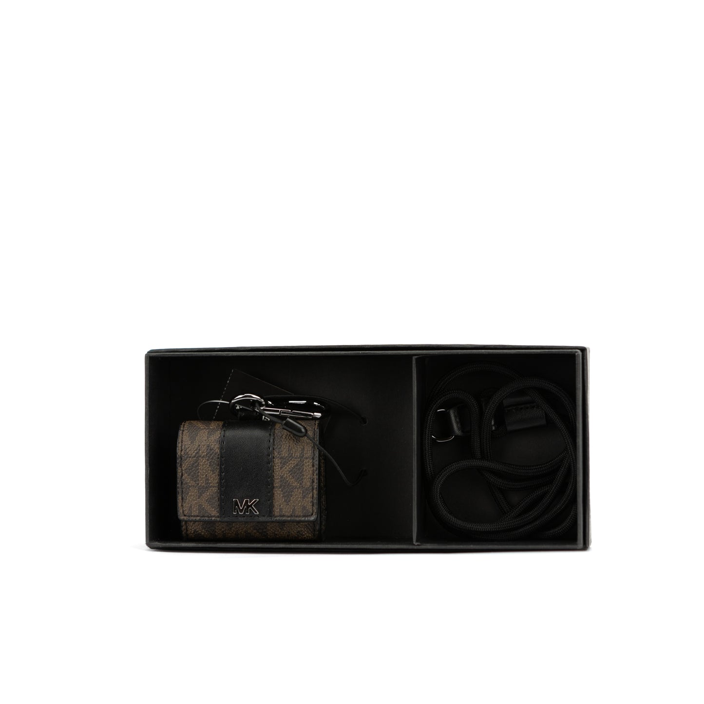 MICHAEL KORS 36F2LGFL0B AIRPOD CASE BROWN/BLACK