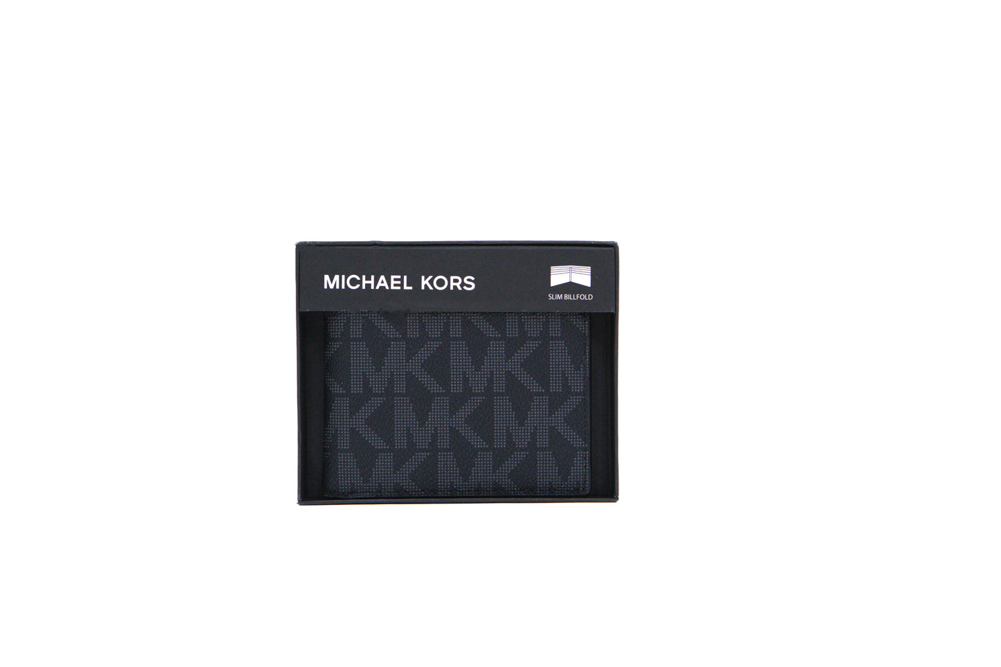 MICHAEL KORS 86F2SMNF5B JET SET MENS SLIM BILLFOLD BLACK
