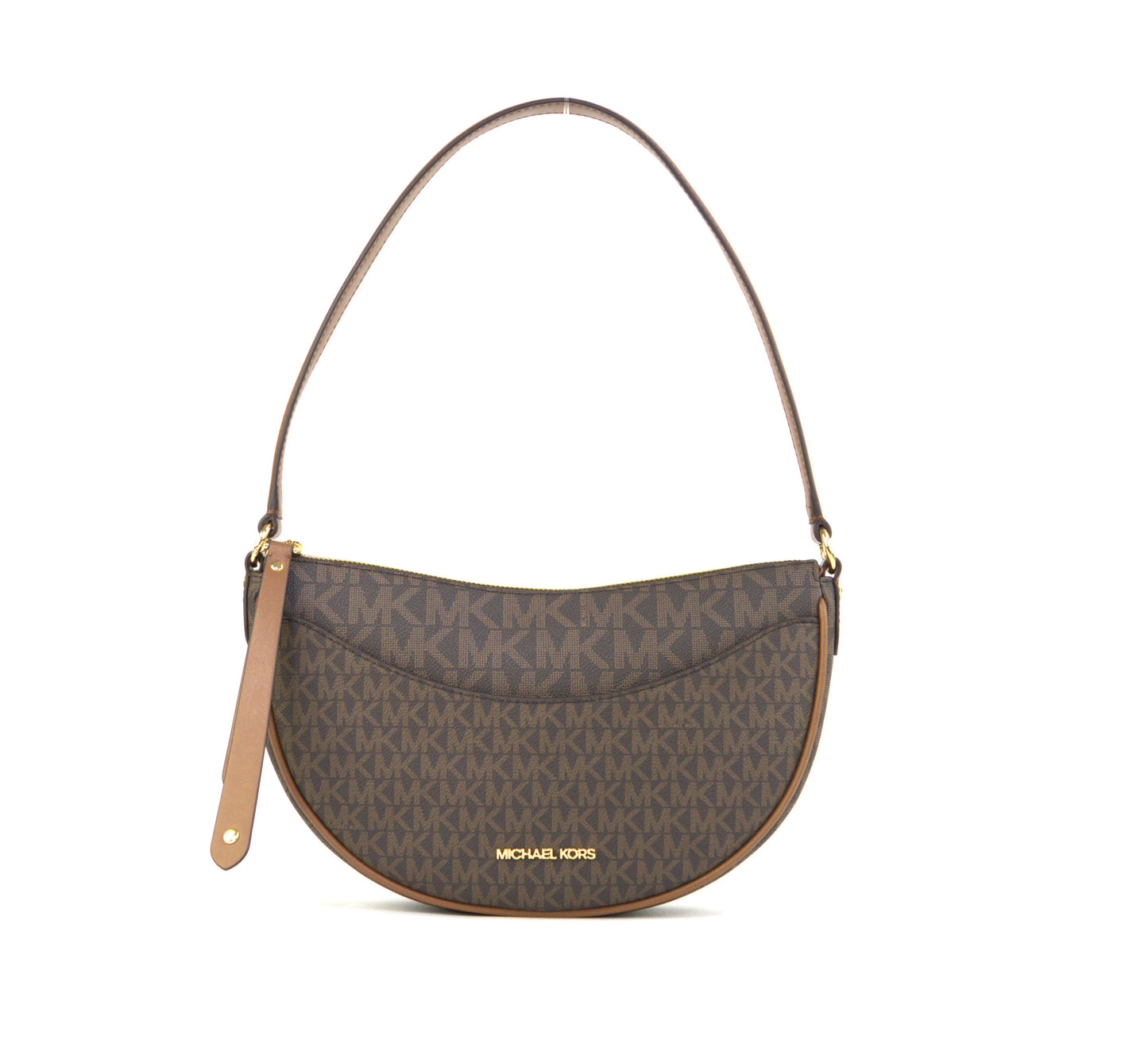 MICHAEL KORS 35R3G4DL8B DOVER MEDIUM HALF MOON SHOULDER BROWN