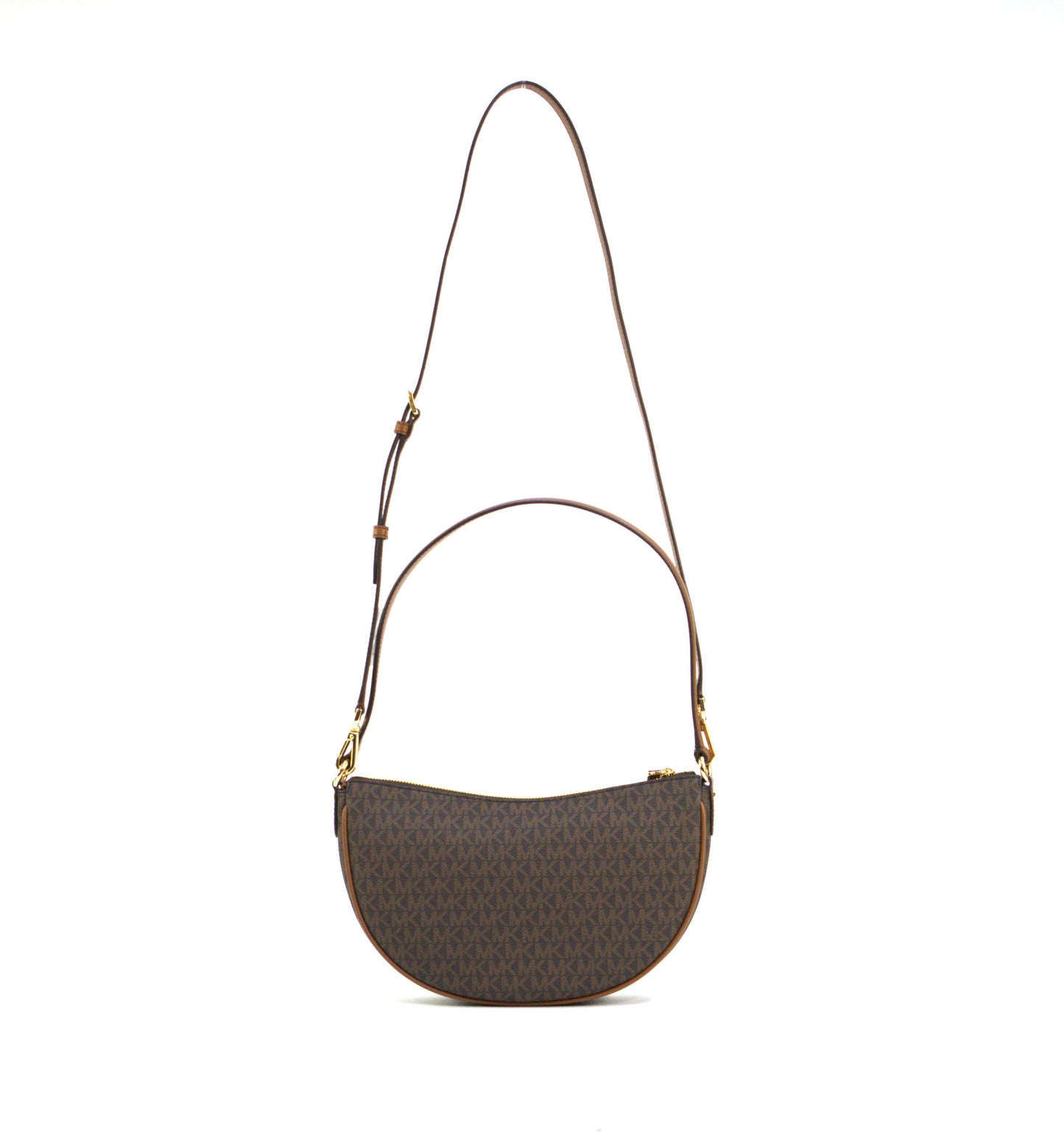 MICHAEL KORS 35R3G4DL8B DOVER MEDIUM HALF MOON SHOULDER BROWN
