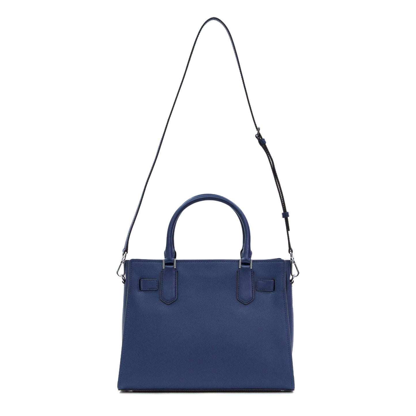 MICHAEL KORS 35S3SHMS6L HAMILTON MEDIUM SATCHEL LEATHER NAVY