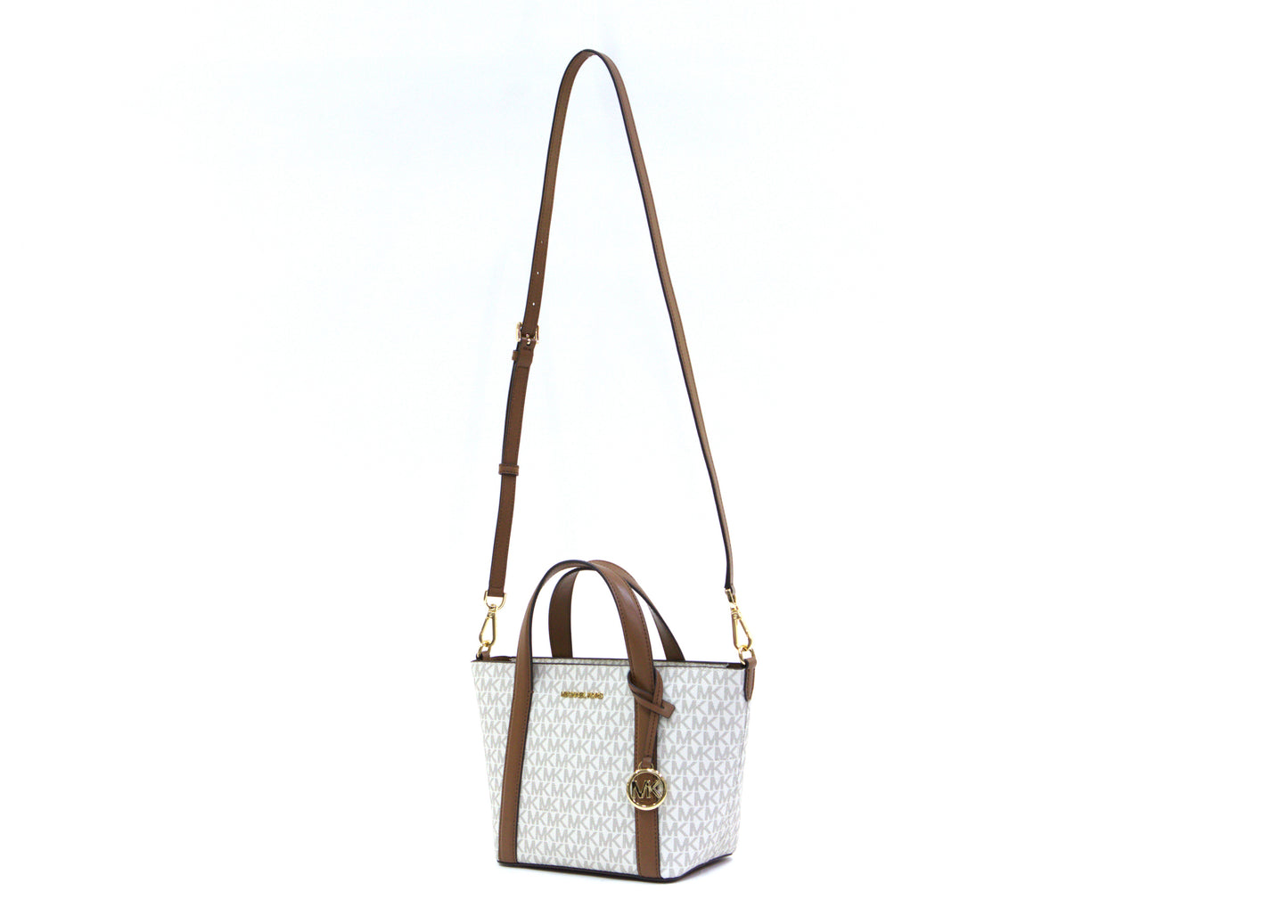 MICHAEL KORS 35S4G3FM1B PRATT SMALL TOTE MSGR VANILLA
