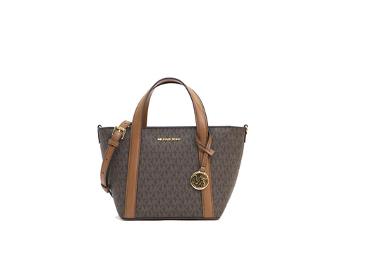 MICHAEL KORS 35S4G3FM1B PRATT SMALL TOTE MESSENGER BROWN