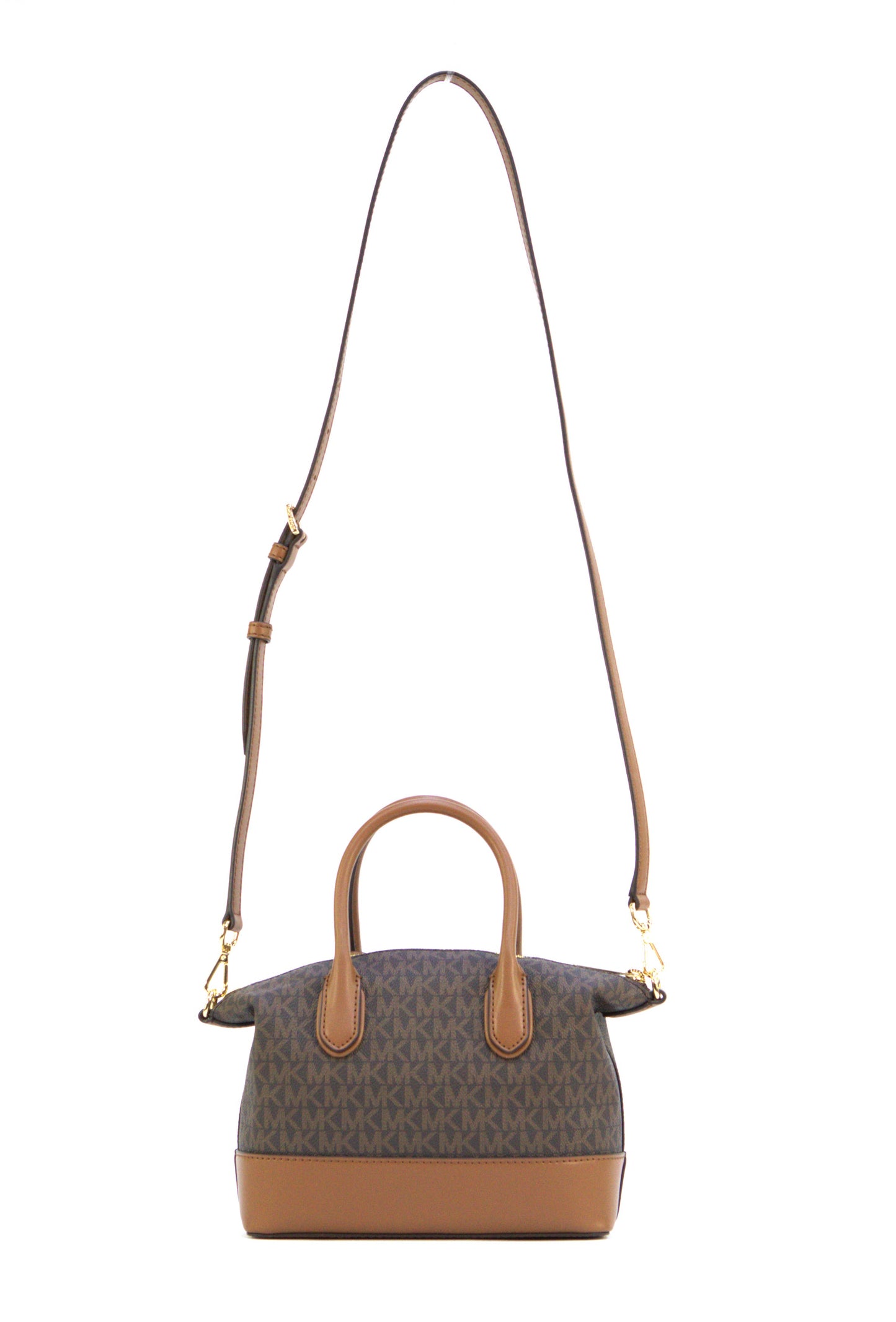 MICHAEL KORS 35S4G4FS1B HYDE SM SATCHEL BROWN