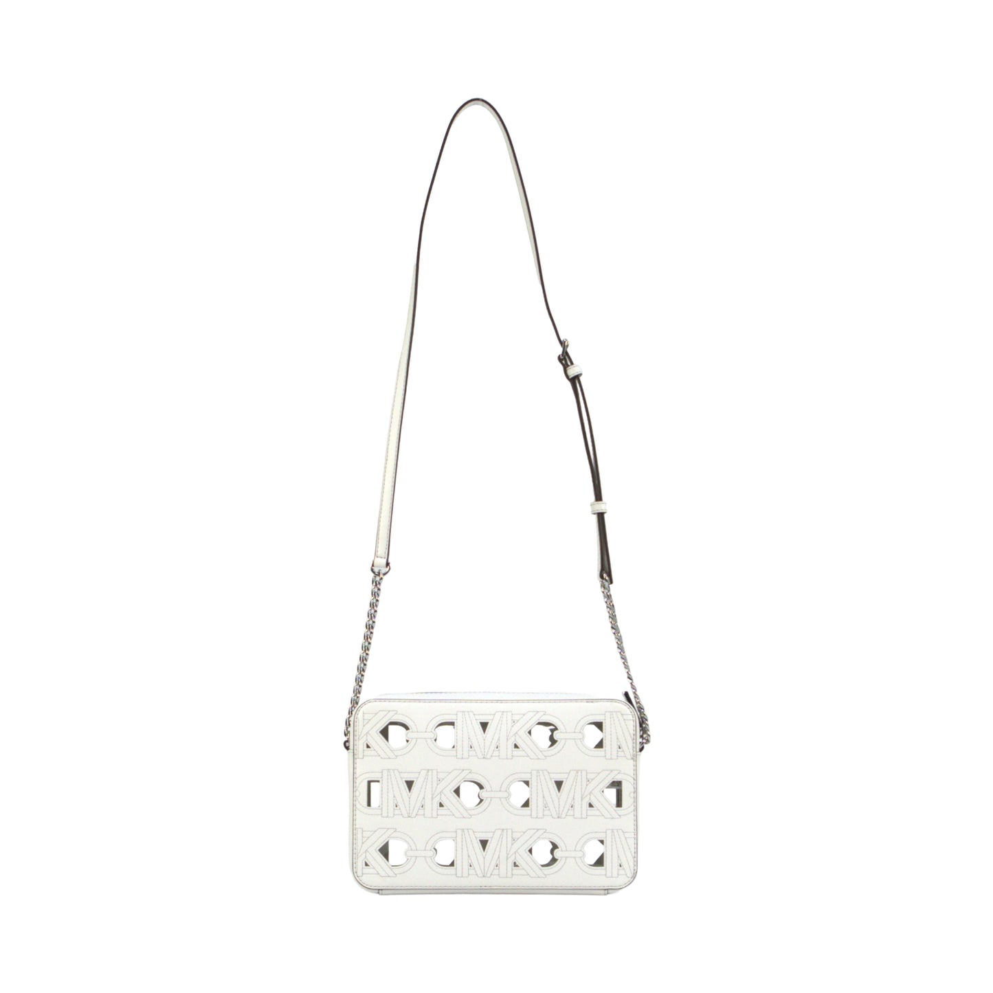 MICHAEL KORS 32S4SJ6C7P JET SET CROSSBODY OPTIC WHITE