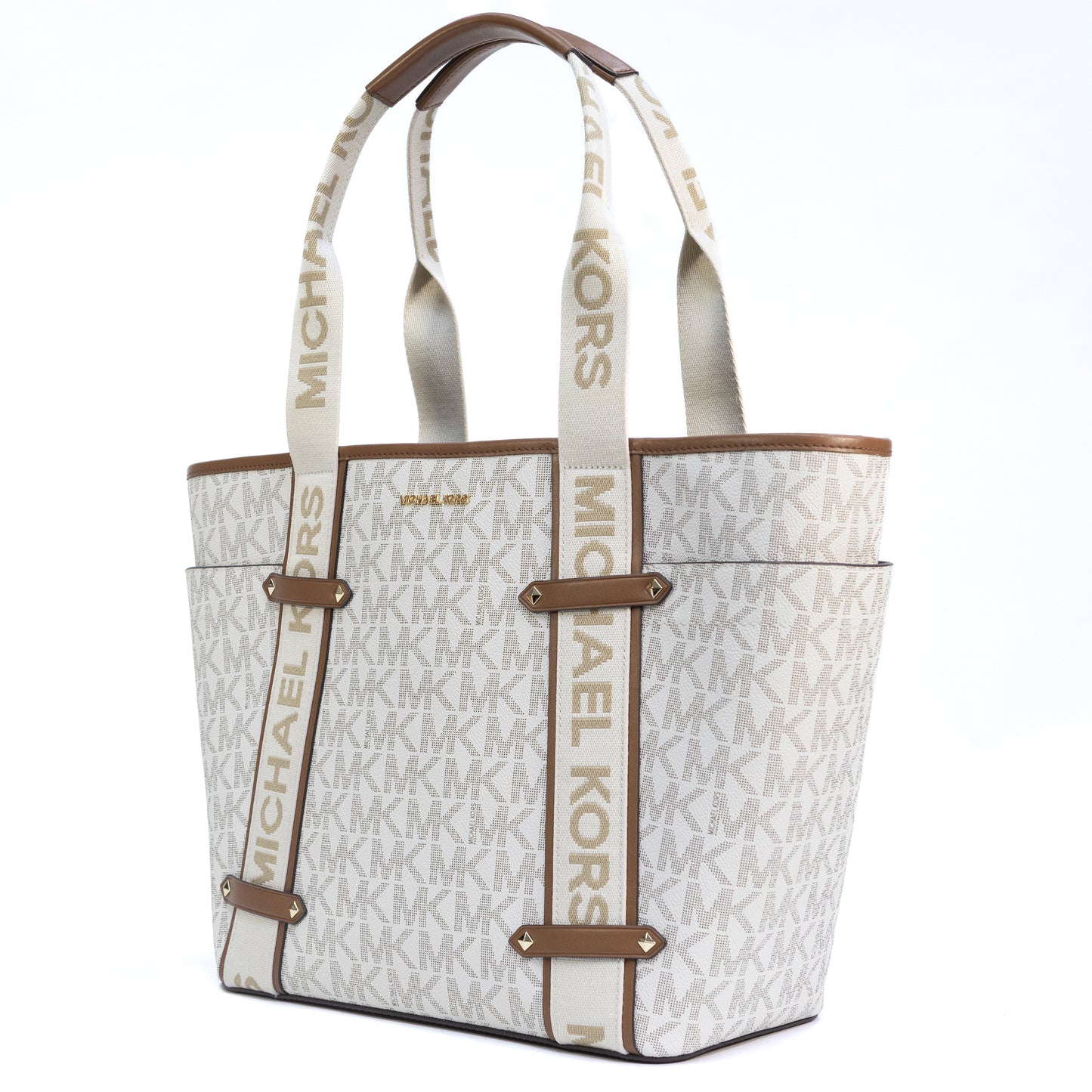 MICHAEL KORS 38S4G5VT3B MAEVE LG OPEN TOTE VANILLA LUGGAGE