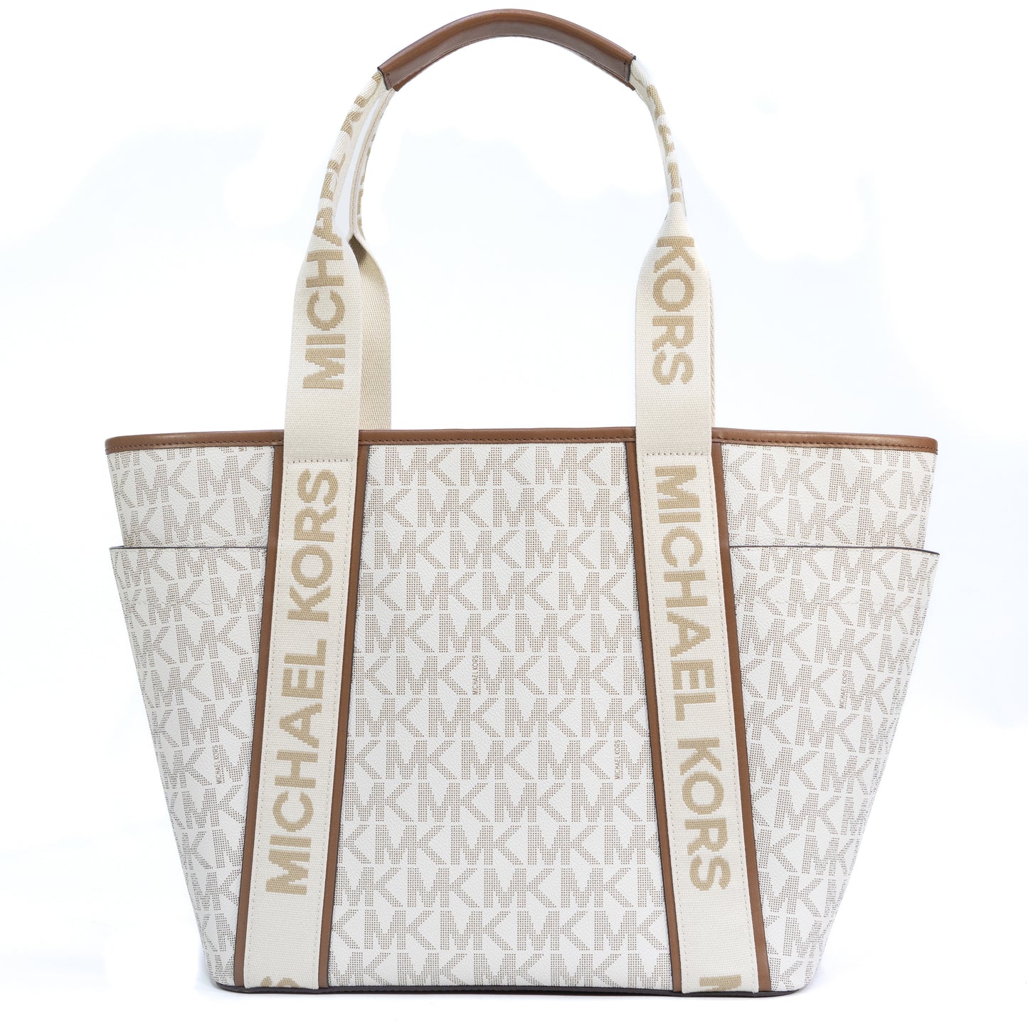 MICHAEL KORS 38S4G5VT3B MAEVE LG OPEN TOTE VANILLA LUGGAGE