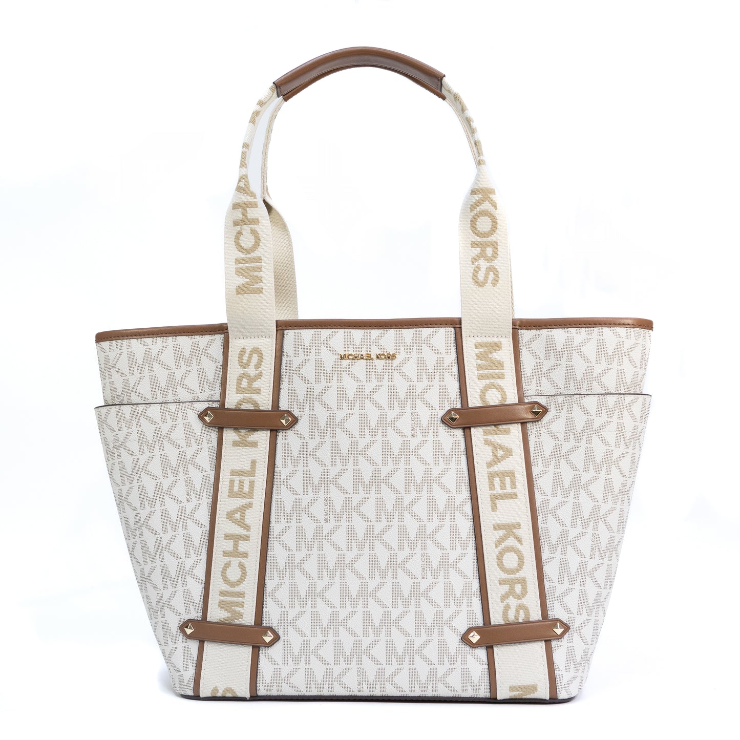 MICHAEL KORS 38S4G5VT3B MAEVE LG OPEN TOTE VANILLA LUGGAGE