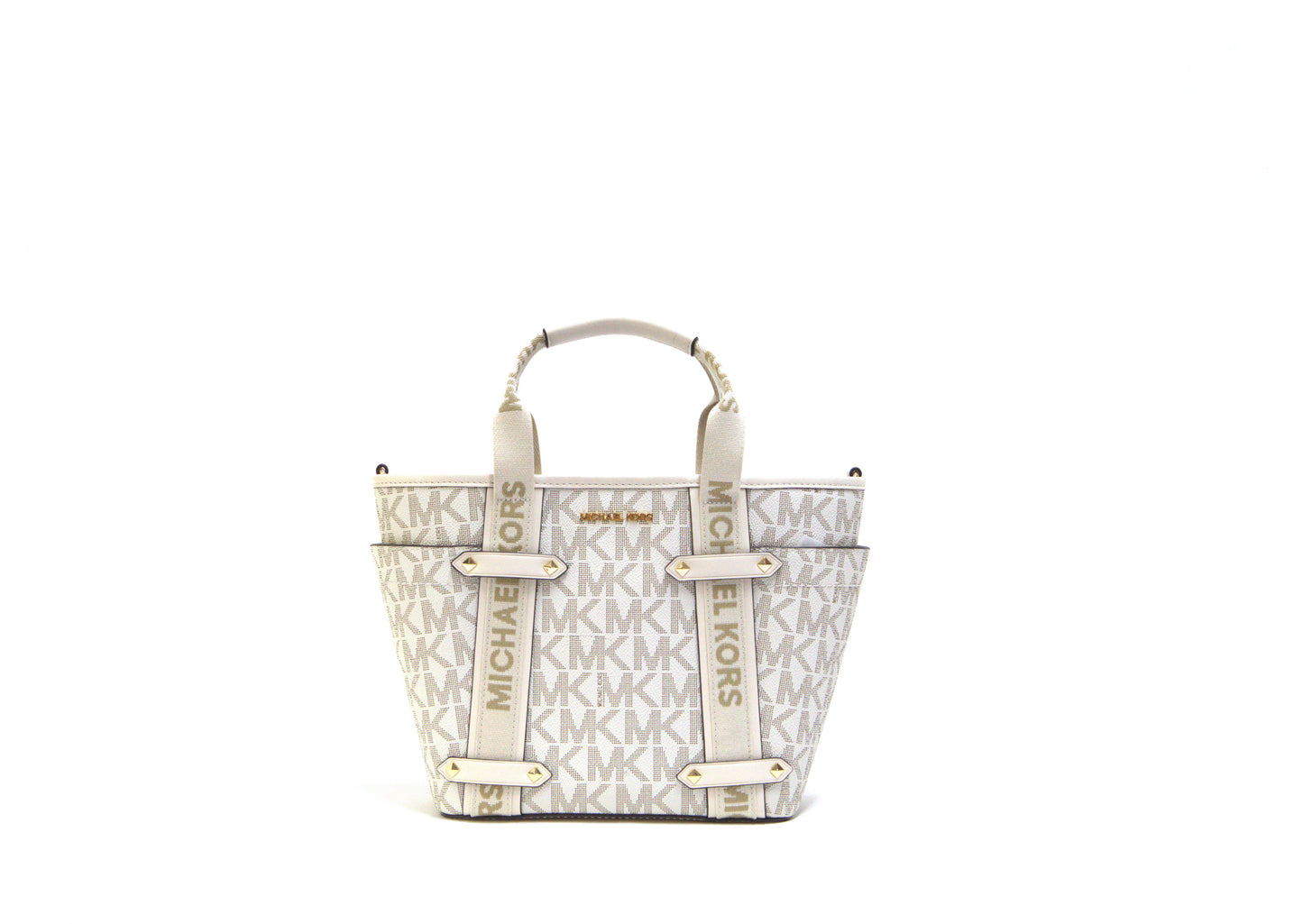 MICHAEL KORS 38S4G5VT5B MAEVE SMALL OPEN TOTE VANILLA MULTI