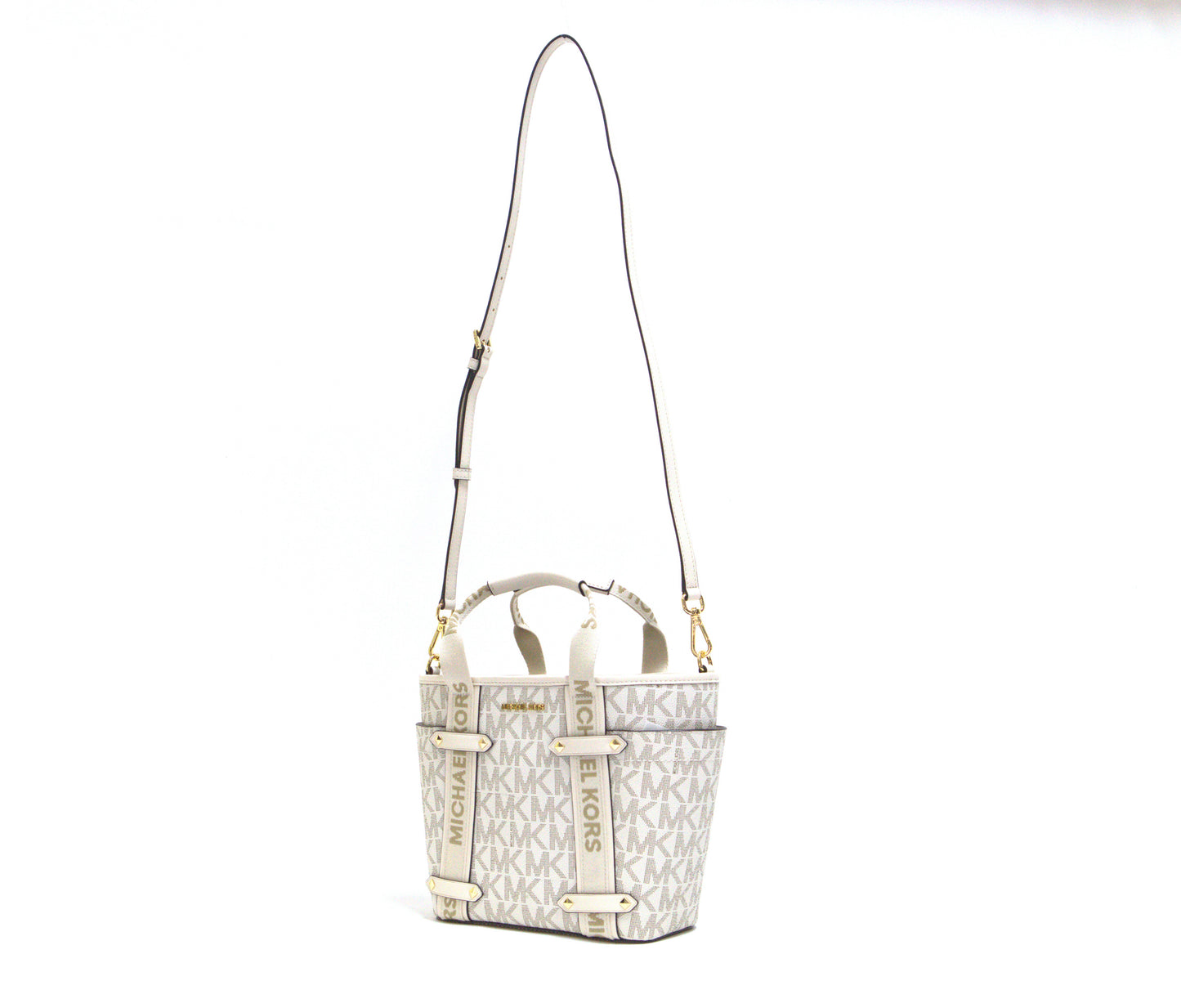 MICHAEL KORS 38S4G5VT5B MAEVE SMALL OPEN TOTE VANILLA MULTI