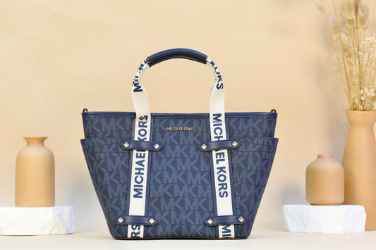 MICHAEL KORS 38S4G5VT5B MAEVE SM OPEN TOTE ADMIRAL/BLUE