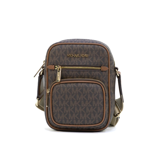 MICHAEL KORS 35T4GTTC6B JET SET ITEM MD NS PKT XBODY BROWN