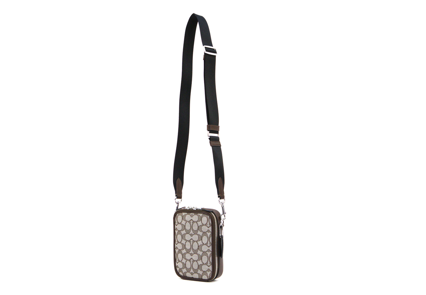 COACH CH097 STANTON CROSSBODY SIGNATURE JACQ OAK/MAPLE
