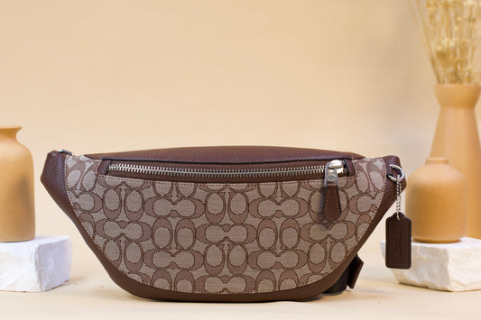 COACH CT815 WARREN BELT BAG SIG OAK MAPLE