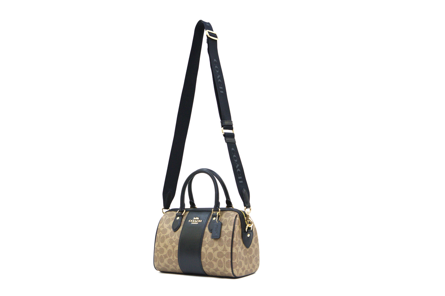 COACH CW376 ROWAN LTH RTP TAN/BLACK