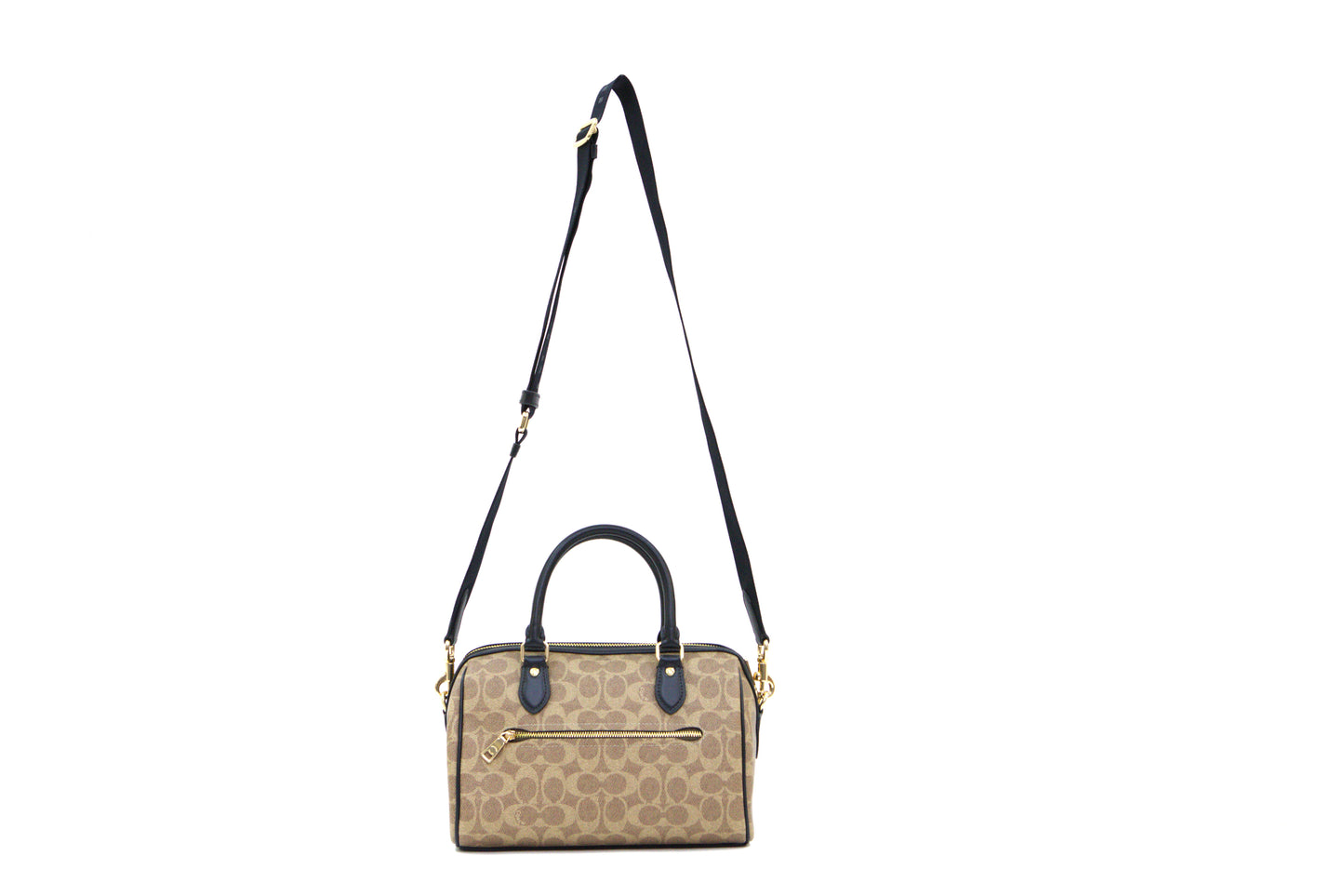 COACH CW376 ROWAN LTH RTP TAN/BLACK