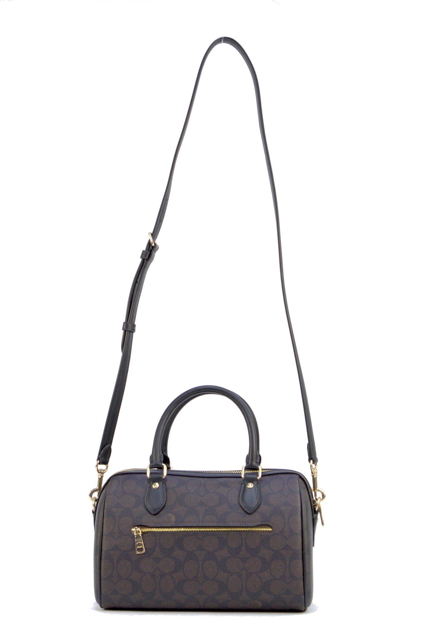 COACH CV961 IMXAQ SIGNATURE ROWAN WALNUT BLACK