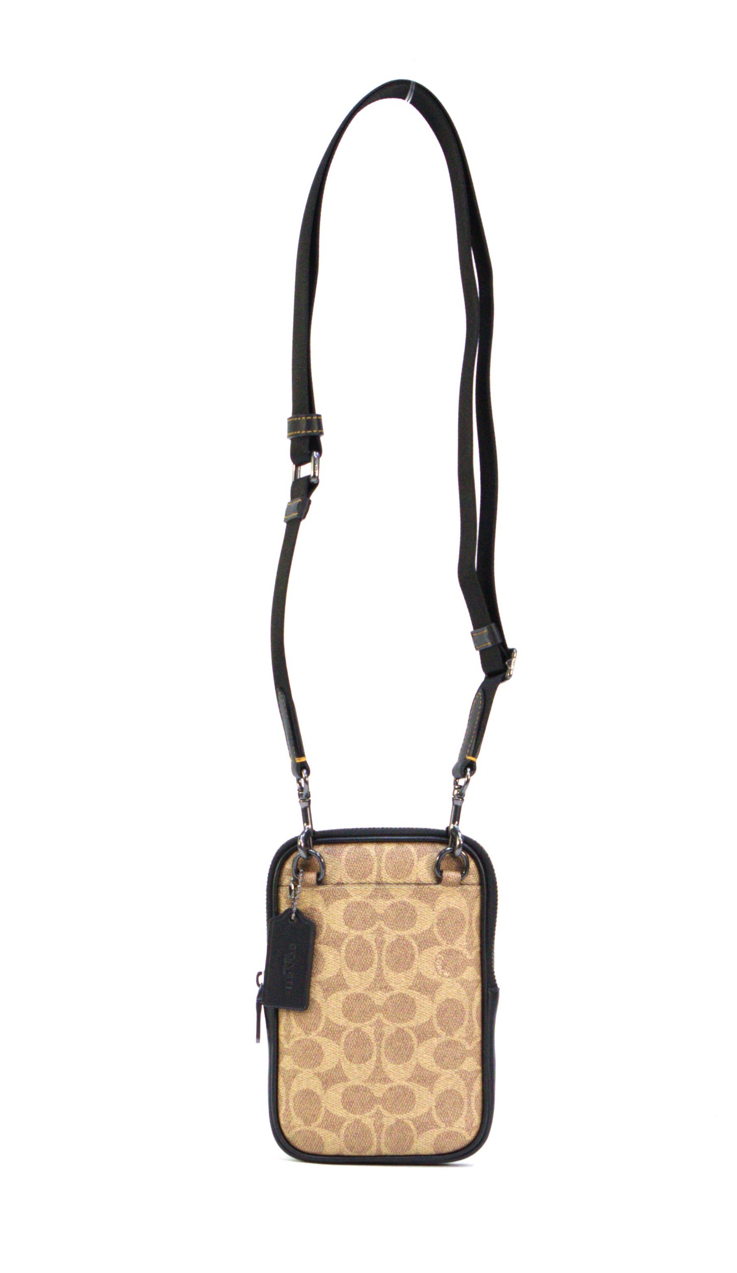 COACH CW364 ADEN CRO SIG TAN/BLACK