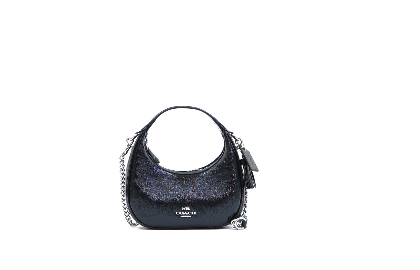 COACH CW036 CARMEN MINI CROSSBODY CRNKLD BLACK