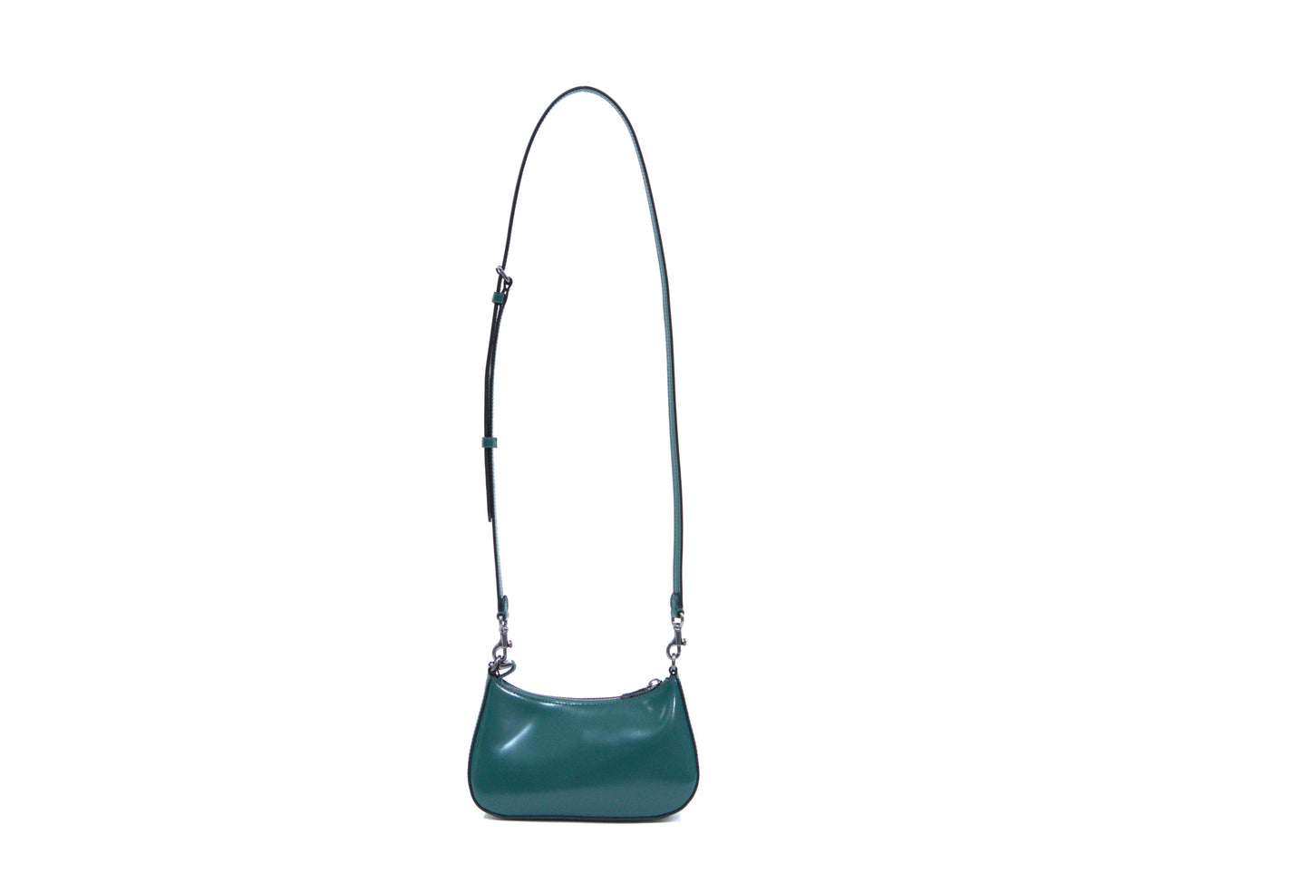 COACH CW310 TERI MINI CROSSBODY SPAZOLLATO LEATHER EMERALD GREEN