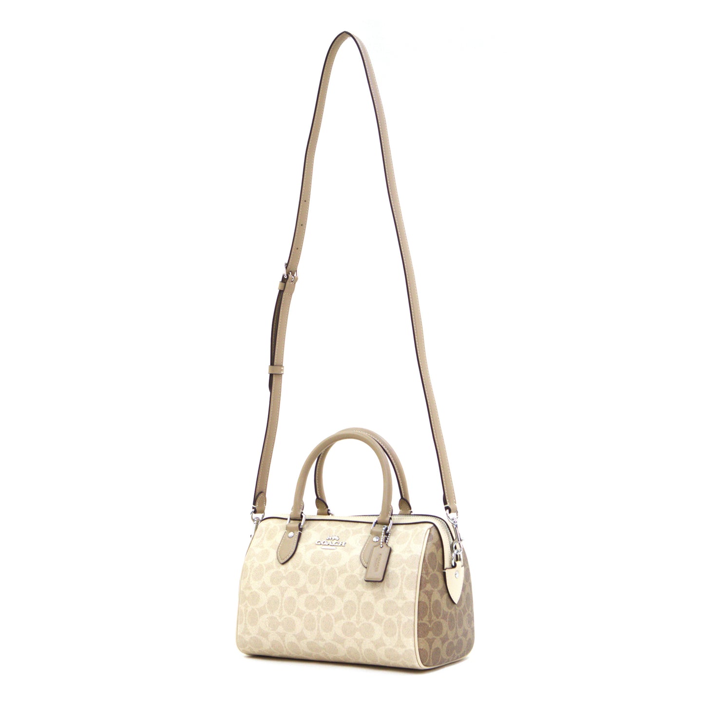 COACH CW377 SIGNATURE BLOCK ROWAN SAND/TAUPE MULTI
