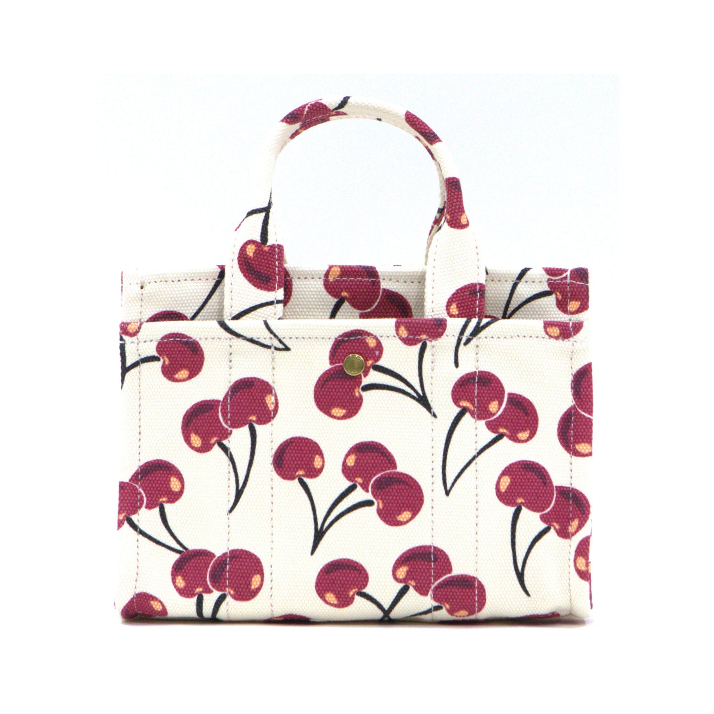 COACH CZ104 CHERRY PRINT CNS CARGO TOTE 20 CHALK MULTI